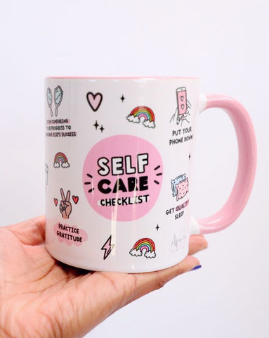 "Self Care Checklist" - Mug